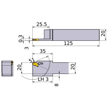 外径 小物高精度加工用 溝入れ突切り旋削工具 GWシリーズ(00°ストレートホルダ) 三菱マテリアル
