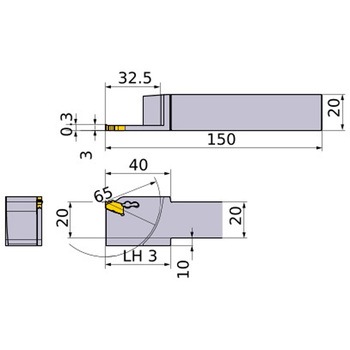 外径 小物高精度加工用 溝入れ突切り旋削工具 GWシリーズ(00°ストレートホルダ) 三菱マテリアル