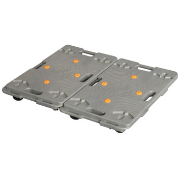 樹脂連結平台車ストッパー付き アルミス