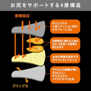 サドルカバー 自転車用 YAMAZEN(山善)