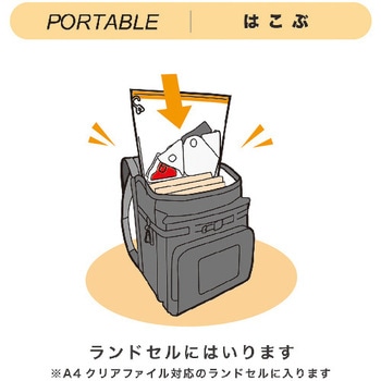 防災用折りたたみヘルメット フラットメットキッズ - ミドリ安全