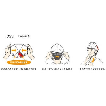 防災用折りたたみヘルメット フラットメットキッズ - ミドリ安全