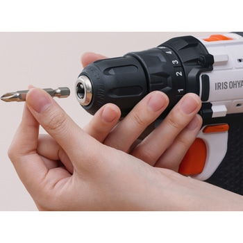 【DIYに最適!】軽量充電式ドライバドリル 10.8V アイリスオーヤマ