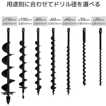エンジンオーガー用 ドリル ナカトミ