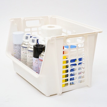 積み重ねバスケット Yamazen 山善 バスケット 通販モノタロウ Yst 23 Wh
