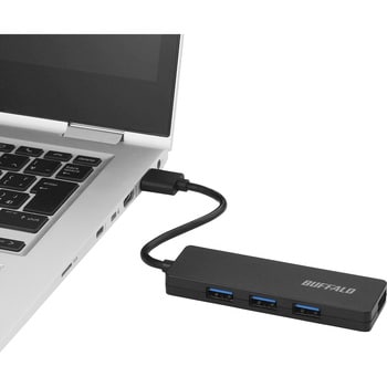 BSH4U120U3BK USB3.0 バスパワー ハブ 4ポート ハブ 1個 BUFFALO(バッファロー) 【通販モノタロウ】