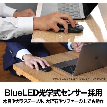 薄型 3ボタン 無線 BlueLEDマウス ジオメトリー BUFFALO(バッファロー)