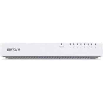 10/100Mbps対応 スイッチングHub プラスチック筐体/電源内蔵モデル 8ポート BUFFALO(バッファロー)