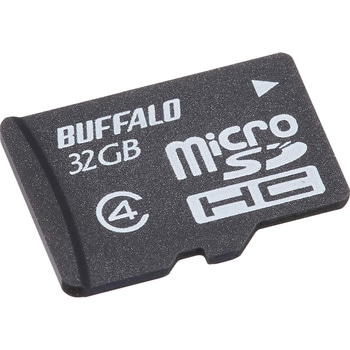 防水仕様 Class4対応 microSDHCカード BUFFALO(バッファロー)