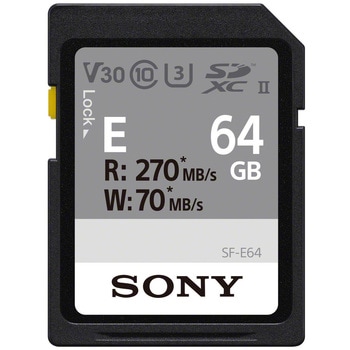 SF-E64 T1 SDXC UHS-U [J[h SONY SDXs[hNXCLASS10 ǎ摬x(MB/s)270 52206438