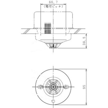 FAS定温式スポット型感知器 ニッタン(NITTAN)