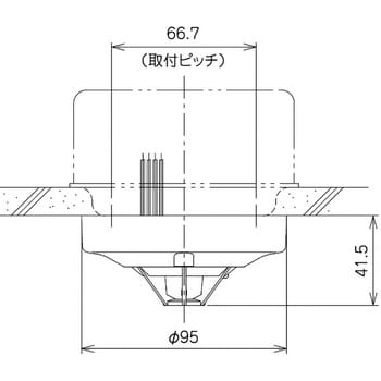 TCL-60-LHCW 定温式スポット型感知器(防水型) ニッタン(NITTAN) 特種 TCL-60-LHCW - 【通販モノタロウ】