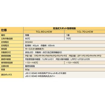 定温式スポット型感知器(防水型)