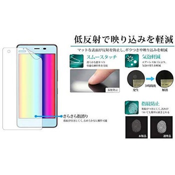Qua phone QZ 保護フィルム マット LEPLUS