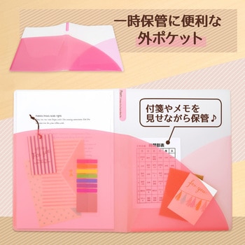 Pasty (パスティ) 2穴 ワンタッチスライド ファイル プラス(文具)