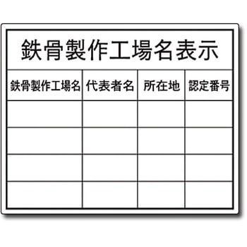 法令標示板(H板) トーグ安全工業