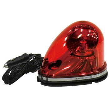 流線型 LED回転灯 DC12V/24V兼用 ON/OFFスイッチ付 トーグ安全工業