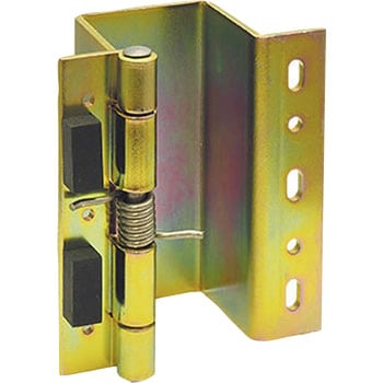 鉄クロメート自閉式裏蝶番簡易ストッパーゴム付35～45mm用 ジョー・プリンス竹下