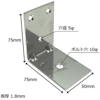 ステンレス エクボアングル WAKI(和気産業)