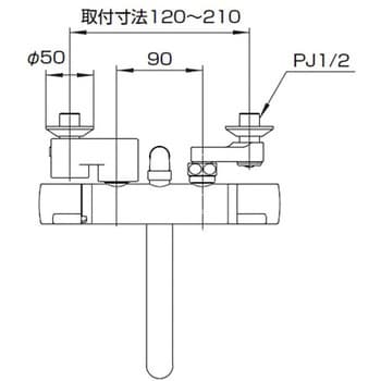 SK18520S9-13 サーモシャワー混合栓 1個 SANEI 【通販モノタロウ】