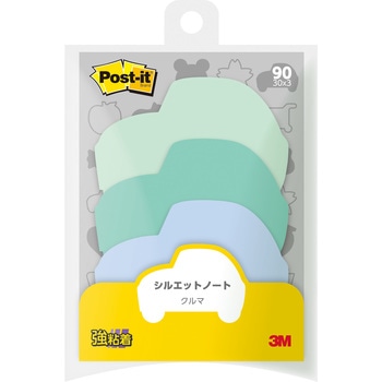 SSS-CA 【強粘着】 ポストイット 強粘着ふせん シルエットノート 3M スリーエム 3M(スリーエム) 52250197