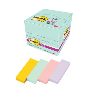 5001SS-MC-5 【強粘着】 ポストイット 強粘着ふせん ふせん 75×25mm マルチカラー 3M スリーエム 3M(スリーエム) 52250574