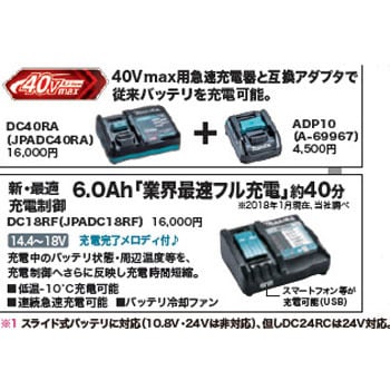 A-69939 40Vmax バッテリ 1個 マキタ 【通販サイトMonotaRO】