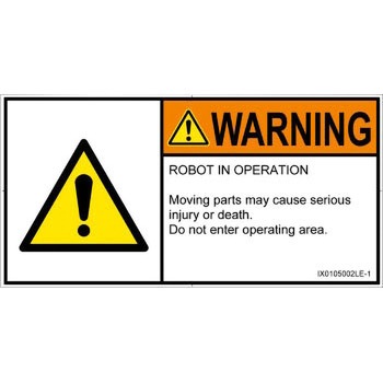 PL警告表示ラベル(ISO/SEMI準拠)│その他の危険：一般的な警告│英語(ヨコ) - SCREENクリエイティブコミュニケーションズ