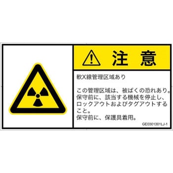 PL警告表示ラベル(GB準拠)│放射から生じる危険：放射性物質/電離放射線│日本語(ヨコ) - SCREENクリエイティブコミュニケーションズ