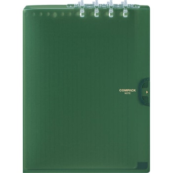 二つ折りリングノートコンパックノートA4 キングジム