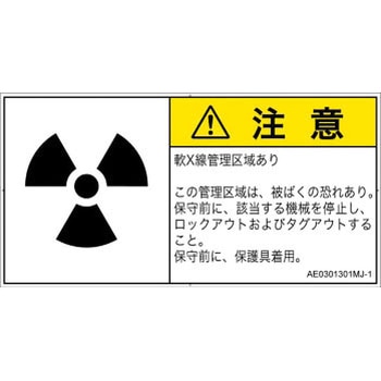 PL警告表示ラベル(ANSI準拠)│放射から生じる危険：放射性物質/電離放射線│日本語(ヨコ) SCREENクリエイティブコミュニケーションズ