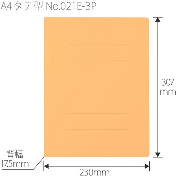 エコノミー フラットファイル 3冊パック PLUS(プラス)[文具]