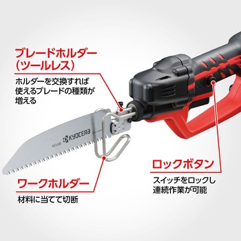 18V充電式のこぎりキット 京セラインダストリアルツールズ(旧:リョービ)