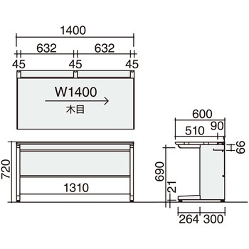 ISデスクシステム スタンダードテーブル(配送・組立サービス付き) コクヨ