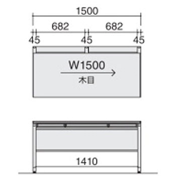 ISデスクシステム スタンダードテーブル センター引き出し付き(配送・組立サービス付き) コクヨ