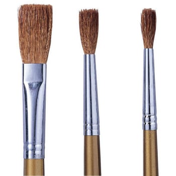 馬毛画筆Bセット(4丸8 あかしや