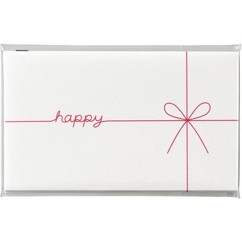 ギフト券封筒happyW マルアイ
