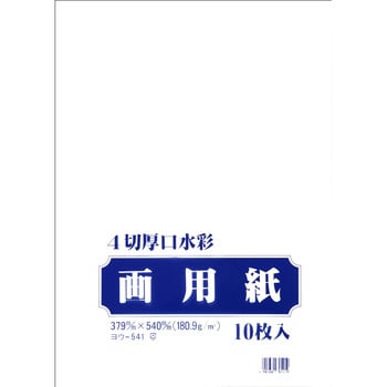 ヨウ-541 文運堂4ツ切画用紙 文運堂 B判4切(379W×540H)サイズ 1パック