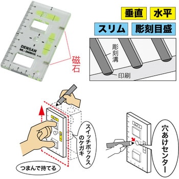 Ml 2mshx スイッチボックスケガキレベル つまみ穴付タイプ 1個 Densan 通販サイトmonotaro