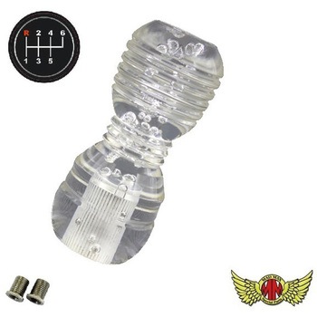 DENMAシフトノブ 泡 100mm 変換アダプター付き MAD MAX(マッドマックス)