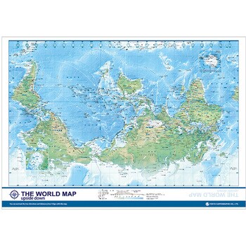 THE WORLD MAP UpsideDown 東京カートグラフィック