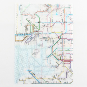 RFKJ 鉄道路線図クリアファイル 東京カートグラフィック 52383416