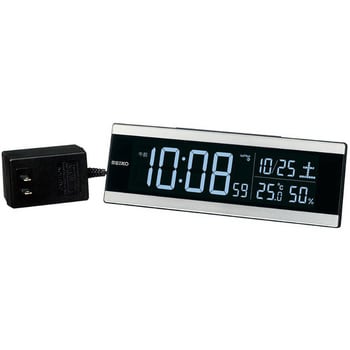 DL306S AC Power Digital Radio Clock (70 Color Display) SEIKO 52384807 -  Type: Table clock, measuring accuracy (℃): Temperature: ± 2, humidity ± 8  (25 ° C), humidity measuring range (%RH): 25～85,