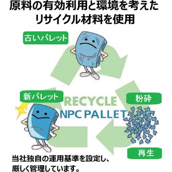 輸出梱包用プラスチックパレット 日本プラパレット(NPC)