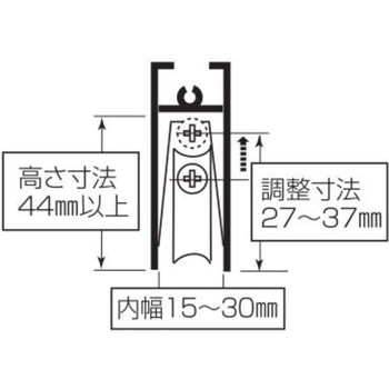 S-228サッシ用 取替戸車 MK(丸喜金属本社)