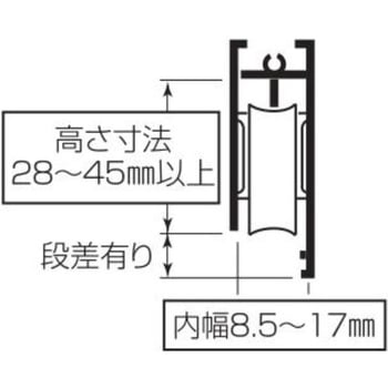 S-228サッシ用 取替戸車 MK(丸喜金属本社)