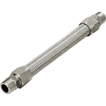 ライトユニオン式(メタルタッチ無溶接式)フレキシブルホース オス×メス型 継手SUS304(ALLSUS304) 南国フレキ工業