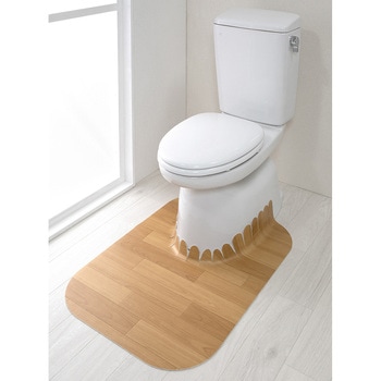 吸着 拭けるトイレマット サンコー