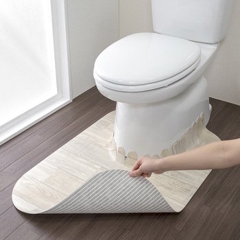 吸着 拭けるトイレマット サンコー