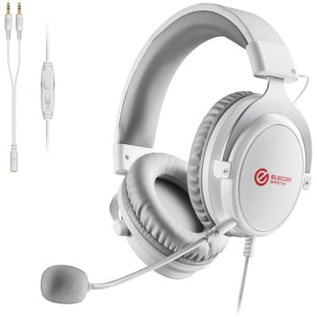 HS-G40WH �w�b�h�z�� �w�b�h�Z�b�g �}�C�N�t�� �L�� ��3.5mm3�� 4�� �ڑ� �I�[�o�[�w�b�h�^�C�v �~���[�g�X�C�b�`�t�� ���w���� �y PS5 PS4 Nintendo Switch ���Ή��z �Q�[�~���O �u���b�N �G���R�� 52493858